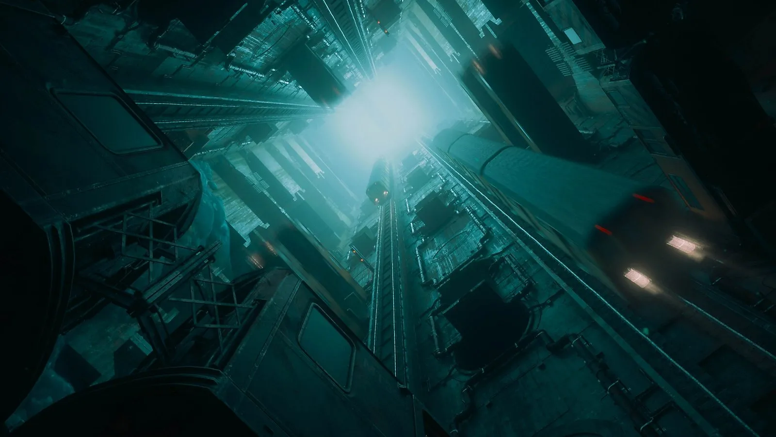 Official CONTROL Resonant screenshot of a large flooded industrial interior in Manhattan